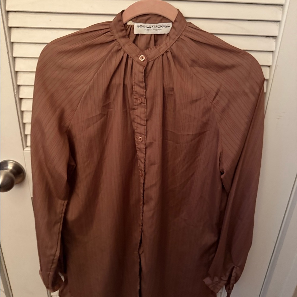 Vintage Stanley Michael New York Striped Blouse